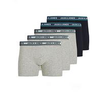JACK & JONES - Boxer da uomo, confezione da 5, M