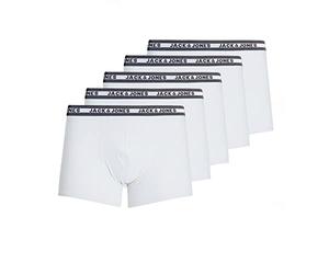 JACK & JONES - Boxer da uomo, confezione da 5, M