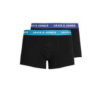 JACK & JONES Jacrich Trunks 2 Pack Noos Boxer a Pantaloncino, Surf The Web/Dettagli: Blue Jewel, L Uomo