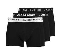 Jack & Jones Boxer da Uomo Trunks, Confezione da 3, Bianco, S