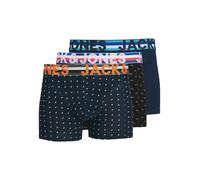 Jack & Jones Boxer Jachenrik Trunks - Set 3 Noos, Multicolore (Navy Blazer) XXL Uomo