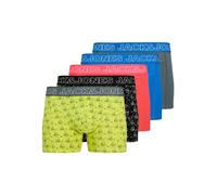 JACK & JONES Jaccapri Skull Trunks 5 Pack, Giallo Riflettente, L (Pacco da 5) Uomo