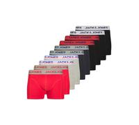 JACK & JONES Jacjadon Solid Trunks 10 Pack, Navy Scuro, L (Pacco da 10) Uomo