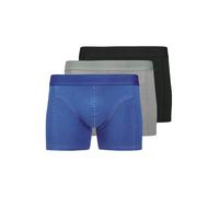 Jack & Jones - Confezione da 3 boxer aderenti color nero e blu-Blu navy L