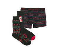 JACK & JONES Boxer 'JACXMAS REINDEER' smeraldo / rosso / nero / bianco Uomo - Abbigliamento - Intimo - Mutande - Boxer attillati JACK & JONES S