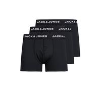 JACK & JONES Microfiber Trunks 3-Pack Noos Boxer a Pantaloncino, Nero, XL Uomo