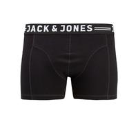 JACK & JONES Jacsense Trunks 3-pack Noos Ps, Boxer Uomo, Nero/Dettaglio: E, 3XL Plus confezione da 3