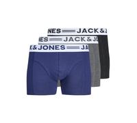 JACK & JONES Boxer 'Sense' blu scuro / grigio scuro / nero / offwhite Uomo JACK & JONES S