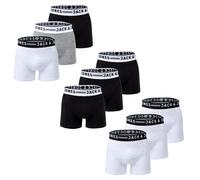 Jack&Jones Boxer Shorts Da Uomo In Confezione - Sense Trunks, Cotone Stretch