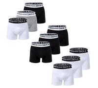 Jack&Jones Boxer Shorts Da Uomo In Confezione - Sense Trunks, Cotone Stretch