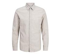 JACK&JONES JUNIOR Jjebreeze Shirt LS SN Jnr Camicia a Maniche Lunghe, Crockery, 176 Bambini e Ragazzi