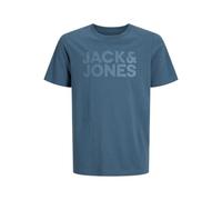 JACK & JONES Boy - Maglietta con Logo, Oceanview/Print:Big Tonal, 140