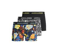 Jack & Jones Boy - Pantaloncini da Bambino, Confezione da 3, Nero, 128