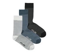 JACK & JONES Calzino 'JACBRYAN BIRD EYE' blu scuro / nero / bianco Uomo JACK & JONES 41-46