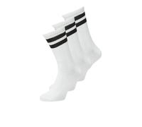 JACK & JONES JACTRAVIS TENNIS SOCK 3 PACK NOOS, bianco/confezione: bianco, Taglia unica