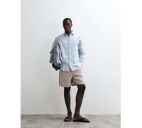 Jjesummer Linen Blend Shirt L/S SN, Celestial Blu, XL