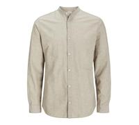 JACK & JONES Camicia a Maniche Lunghe da Uomo Jjebreeze, Crockery, S