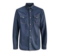 JACK & JONES Camicia blu denim Uomo - PROMO - Camicie da uomo - Camicie di jeans JACK & JONES L