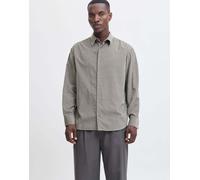 JACK & JONES Jprccascot Corduroy L/S Shirt, Grigio Pietra, XXL Uomo