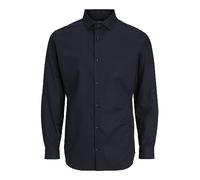 JACK & JONES Camicia business ' JPRBLAPARKER' nero, Taglia 45-46
