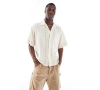 Jack & Jones - JORMARRAKECH DETAIL SHIRT SS Bianco - Abbigliamento XL Bianco