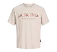 JACK & JONES Camicia con Stampa Devin Daytona da Uomo (Taglia Forte)