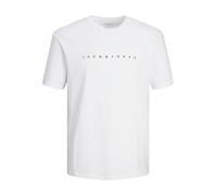 Jack & Jones Junior Maglietta 'STAR' nero / bianco, Taglia 140