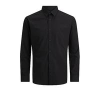 JACK & JONES Camicia business 'JOE' nero, Taglia 39-40
