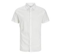 Jack & Jones Breeze Linen Blend Short Sleeve Shirt Bianco 2XL Uomo