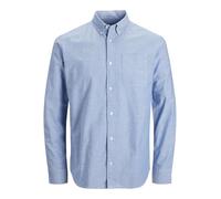 JACK & JONES Camicia da Uomo Slim Fit, Blu di Cachemire, L
