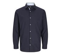Jack & Jones Camicia da Uomo Slim Fit, Cielo Notturno, M