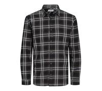 Jack & Jones Camicia da Uomo Slim Fit, Nero, S