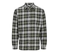 Jack & Jones Camicia da Uomo Slim Fit, Verde Combo, M
