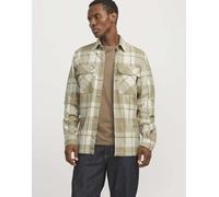 Jack & Jones - Camicia giacca color crema-Bianco M