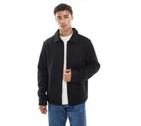 Jack & Jones - Camicia giacca nera in lana sintetica-Nero M