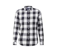 Jack and Jones Uomo Gingham Shirt Casuale Basic Leggera Whisper Bianco L