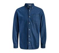 JACK & JONES Camicia 'JJEBROOK' blu denim Uomo JACK & JONES XXL