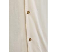 JACK & JONES Jjejeff Solid Resort Maglietta S/S SN Camicia a Maniche Corte, Raggio di Luna, L Uomo