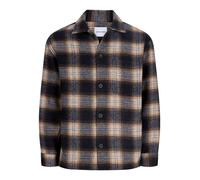 JACK & JONES Camicia 'JJESOHO OLLIE' blu notte / terra d'ombra / bianco Uomo - Abbigliamento - Camicie - Camicie a quadri JACK & JONES L