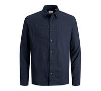 JACK & JONES Camicia 'JJLogan' blu notte Uomo - PROMO - Taglie forti - Camicie da uomo JACK & JONES L