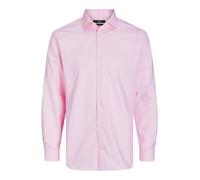 JACK & JONES Jprblaparker Shirt L/S Noos Felpa con Cappuccio, Rosa Nectar, S Uomo