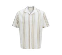 JACK & JONES Camicia 'JPRCCSummer' beige / beige scuro / bianco Uomo JACK & JONES S