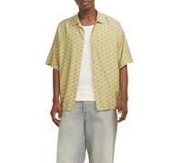 Jack&Jones camicia manica corta in fantasia verde L