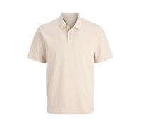 JACK & JONES Camicia Polo Semplice Grigio M | Slim Fit, Semplice, Maniche corte, Casual, Temperatura massima di 40°C ciclo molto delicato