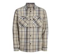 JACK & JONES Camicia 'Roy' beige / beige scuro / nero / bianco Uomo JACK & JONES S beige / beige scuro / nero / bianco