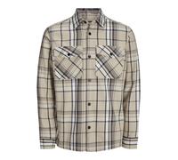JACK & JONES Camicia 'Roy' beige / beige scuro / nero / bianco Uomo JACK & JONES XXL beige / beige scuro / nero / bianco