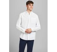 Jack & Jones - Camicia Oxford oversize bianca-Bianco XL