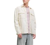 Jack&Jones camicia uomo in velluto millerighe panna S