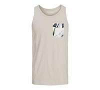 Jack & Jones Canotta da Uomo Jjhawaii Pocket SL, Raggio di Luna, S
