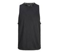 JACK & JONES Canotta Sportiva da Uomo CNZ, Nero, XS